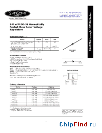 Datasheet 1N4370A manufacturer Synsemi