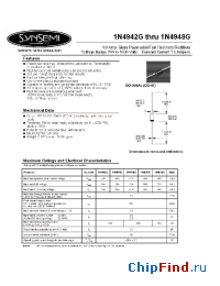 Datasheet 1N4948G manufacturer Synsemi