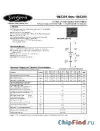 Datasheet 1N5395 manufacturer Synsemi