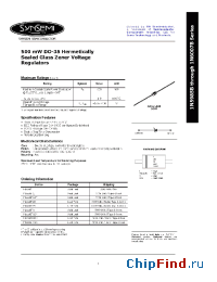 Datasheet 1N5985B manufacturer Synsemi