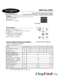 Datasheet 6A05 manufacturer Synsemi