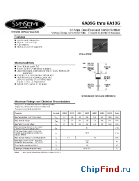 Datasheet 6A1G manufacturer Synsemi