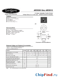 Datasheet AR5004 manufacturer Synsemi