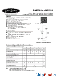 Datasheet BA157G manufacturer Synsemi