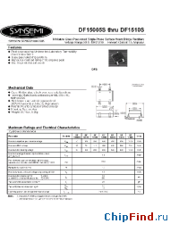 Datasheet DF15005S manufacturer Synsemi
