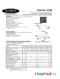 Datasheet ES2G manufacturer Synsemi