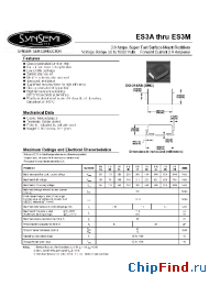 Datasheet ES3D производства Synsemi