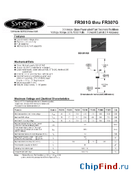 Datasheet FR303G manufacturer Synsemi