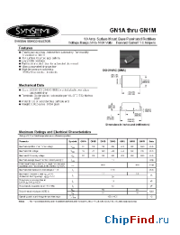 Datasheet GN1A manufacturer Synsemi