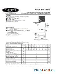 Datasheet GN3A manufacturer Synsemi