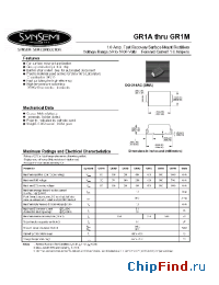 Datasheet GR1K производства Synsemi