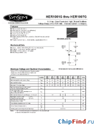 Datasheet HER1007G производства Synsemi
