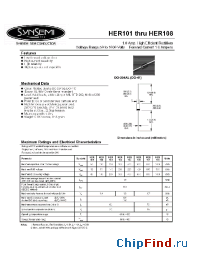 Datasheet HER107 manufacturer Synsemi