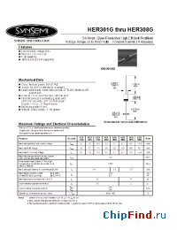 Datasheet HER302G производства Synsemi