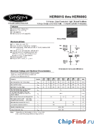 Datasheet HER601G производства Synsemi