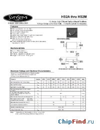 Datasheet HS2B manufacturer Synsemi