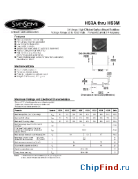 Datasheet HS3D manufacturer Synsemi