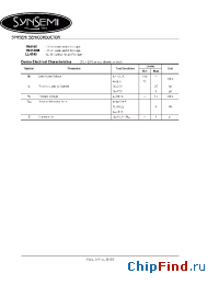 Datasheet LL4148 производства Synsemi