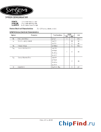 Datasheet LLBAW76 manufacturer Synsemi