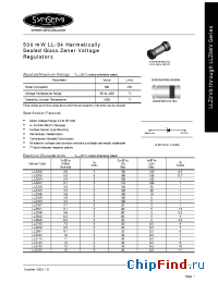 Datasheet LLZ2V4 manufacturer Synsemi