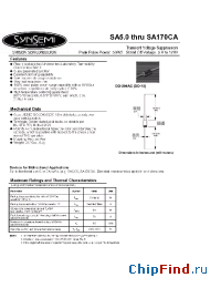 Datasheet SA11A manufacturer Synsemi