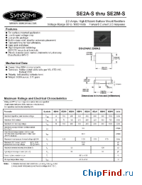 Datasheet SE2B-S manufacturer Synsemi