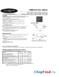 Datasheet SMAJ30A manufacturer Synsemi