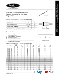 Datasheet SSBZX79C16 manufacturer Synsemi