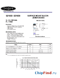 Datasheet SZ105B manufacturer Synsemi