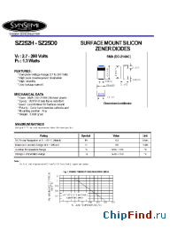 Datasheet SZ2510 manufacturer Synsemi