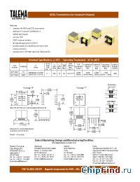 Datasheet AEP1100-T manufacturer Talema