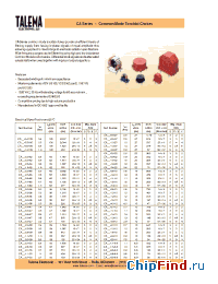 Datasheet CAB-1.3-6.8 manufacturer Talema