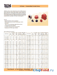 Datasheet CAX-5.0-1.0 производства Talema