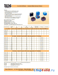 Datasheet CKV-0.12-A manufacturer Talema
