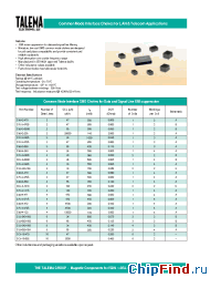 Datasheet CMJ-3 manufacturer Talema