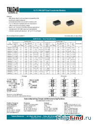 Datasheet MJM-022 manufacturer Talema
