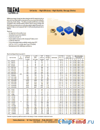 Datasheet SAF-0.63-1000 manufacturer Talema