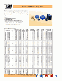 Datasheet SDF-0.63-400 manufacturer Talema