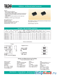 Datasheet TAM-350A-J manufacturer Talema