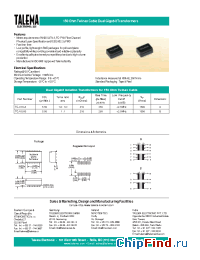 Datasheet TCJ-5.5-B manufacturer Talema