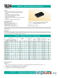 Datasheet TMQ-150 производства Talema