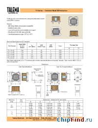 Datasheet TVS-1.5-102 manufacturer Talema