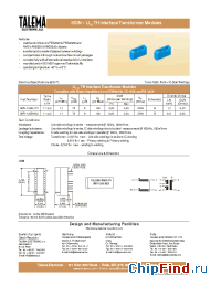 Datasheet UMV-130B-602 manufacturer Talema