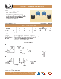 Datasheet UV-130A manufacturer Talema