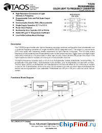 Datasheet TCS230 manufacturer TAOSinc