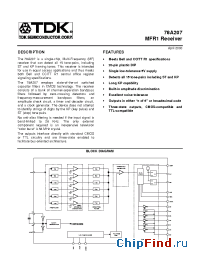 Datasheet 78A207-CP manufacturer TDK
