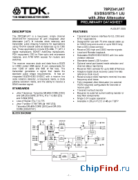 Datasheet 78P2341JAT-IGT manufacturer TDK