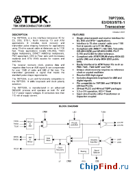 Datasheet 78P7200L-LGT manufacturer TDK