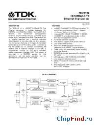 Datasheet 78Q2120 manufacturer TDK