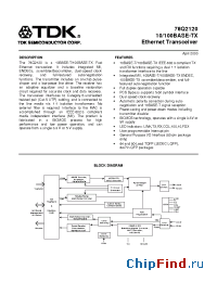 Datasheet 78Q2120-64T manufacturer TDK